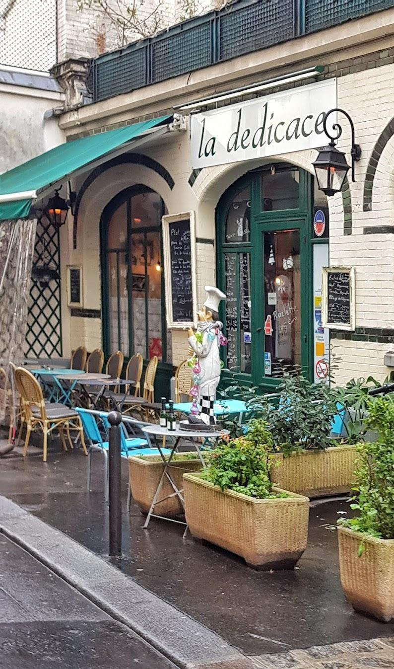 Restaurant avec une terrasse calme Paris 75005 - La Dédicace "plats simples avec des produits frais et fait maison"